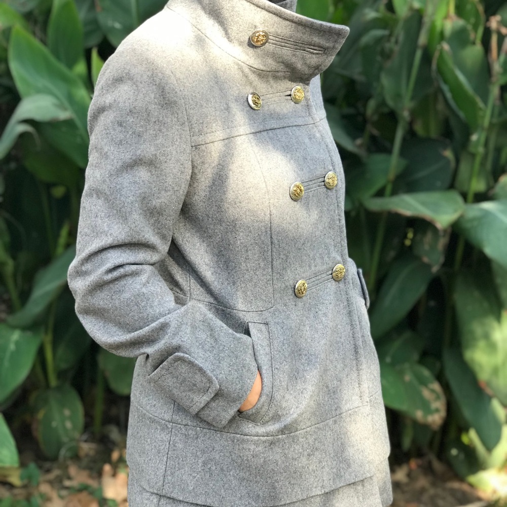 Gray Women’s Pea Coat